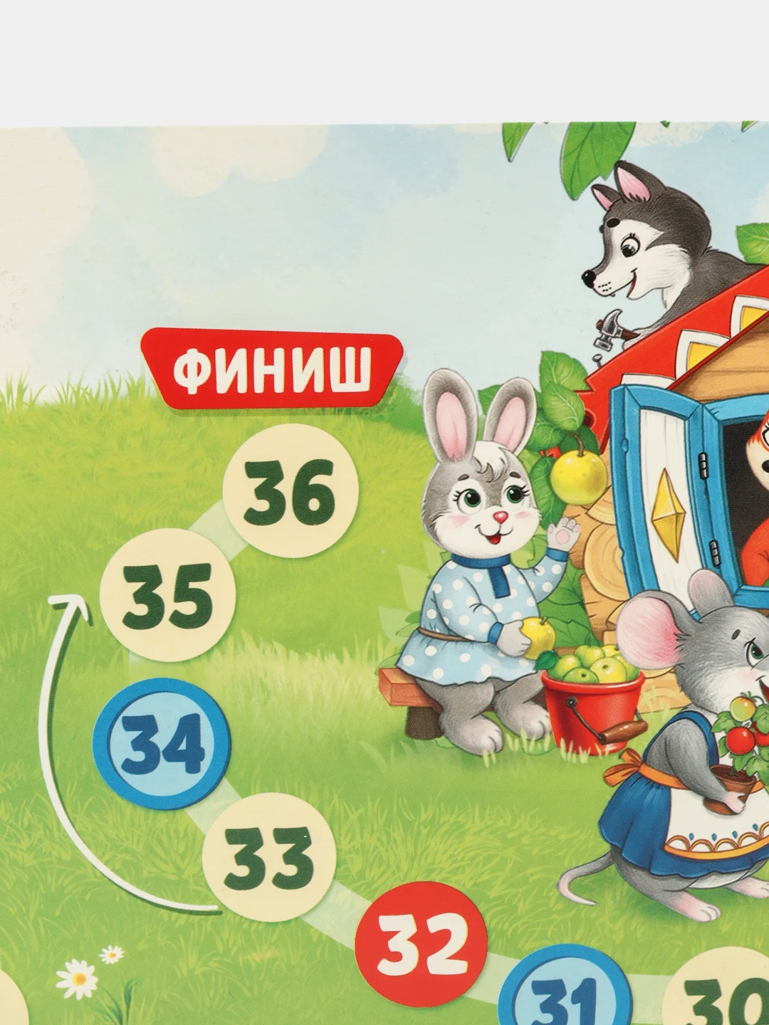 Настольная игра ходилка бродилка "В стране сказок"