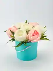 Букет из мыла, пенные пионы