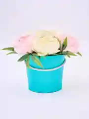 Букет из мыла, пенные пионы
