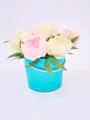 Букет из мыла, пенные пионы