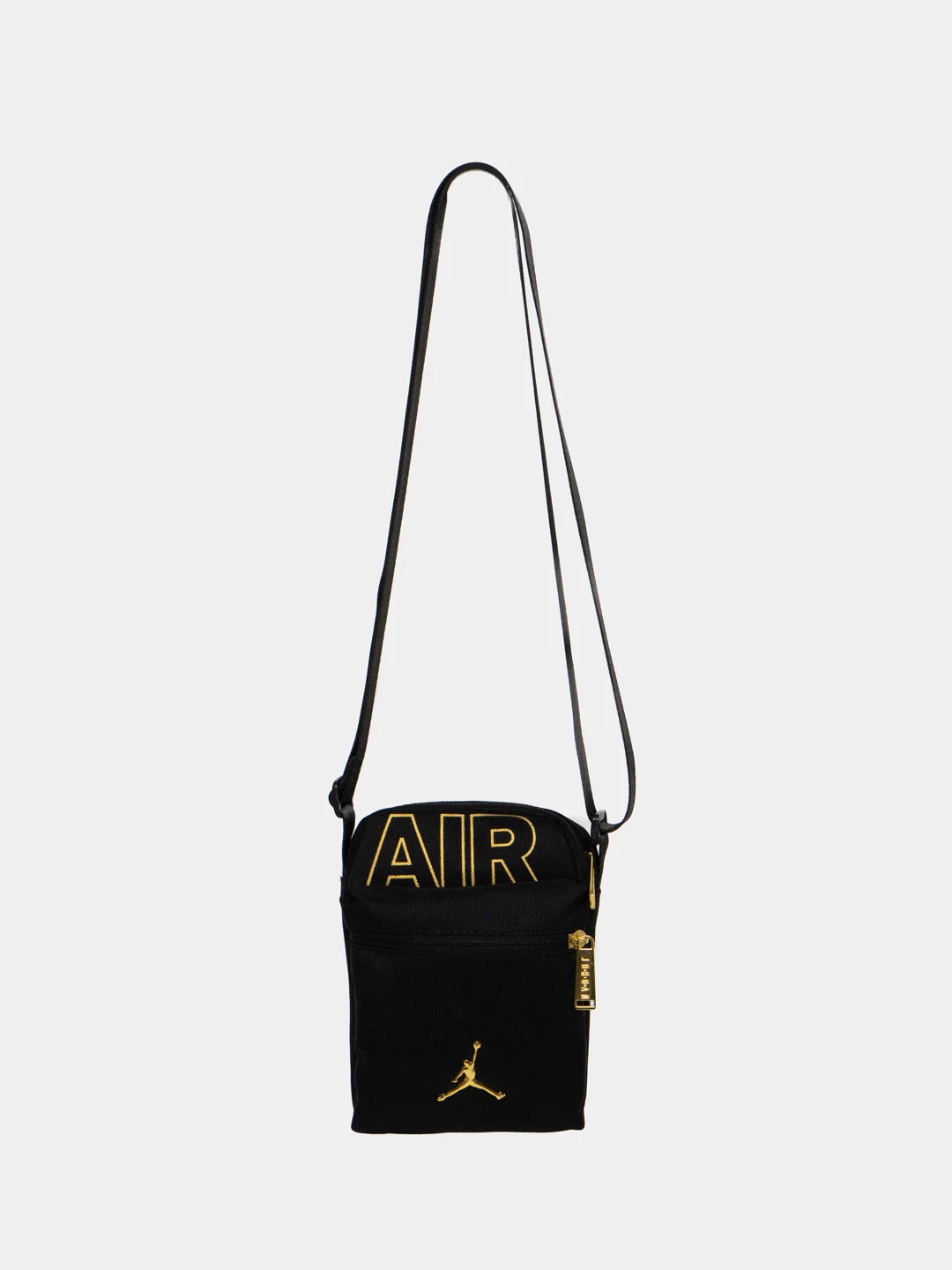 Черный сумка через плечо AirJordan, унисекс, легкий и компактный