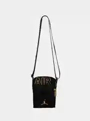 Черный сумка через плечо AirJordan, унисекс, легкий и компактный