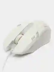 Белый проводная игровая компьютерная мышь
