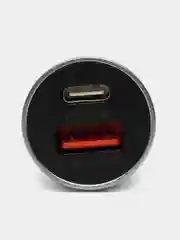 Автомобильное зарядное устройство 2 разъма: USB (Юзби) + Type-C(Тайпси) на айфон и андроид
