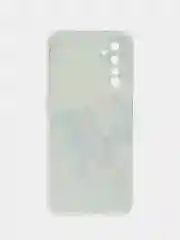 Лазурный силиконовый чехол на Realme 6 Pro / Реалми 6 Про прозрачный, с рисунком, защита камеры