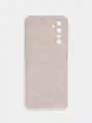Пурпурный силиконовый чехол на Realme 6 Pro / Реалми 6 Про прозрачный, с рисунком, защита камеры