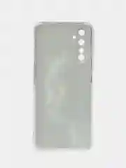 Тёмно-серый силиконовый чехол на Realme 6 Pro / Реалми 6 Про прозрачный, с рисунком, защита камеры