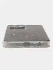 Черный чехол на Oppo Realme 8/8 Pro / Реалми 8/8 Про прозрачный, с рисунком, защита камеры