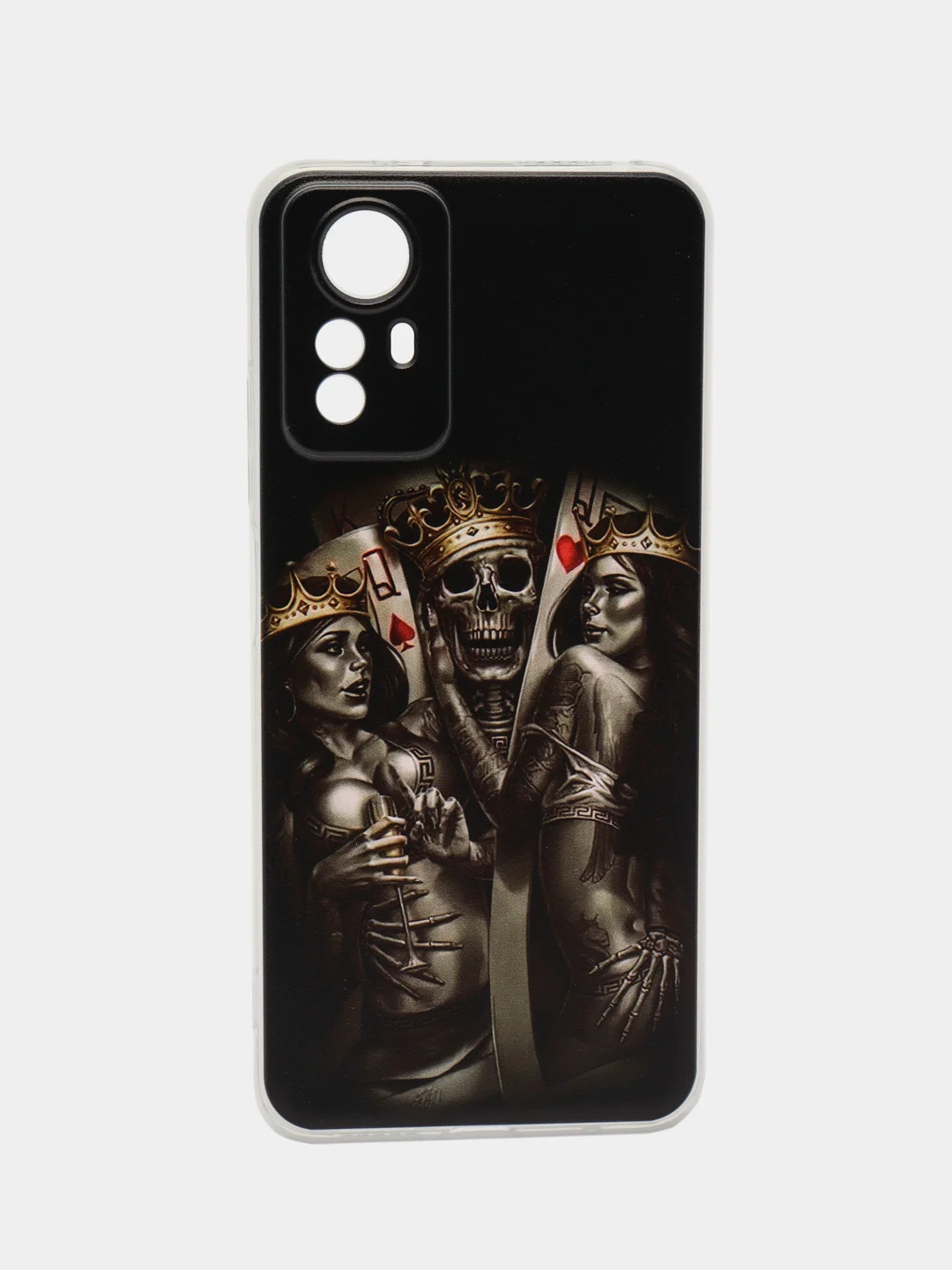 Оливковый чехол на Xiaomi Redmi Note 12S / Сяоми Редми Нот 12S прозрачный, с рисунком, защита камеры