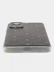 Черный чехол на Xiaomi Redmi Note 12S / Сяоми Редми Нот 12S прозрачный, с рисунком, защита камеры