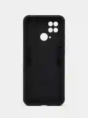 Синий чехол Xiaomi Redmi 10C / Poco C40 противоударный, с металлической подставкой кольцом