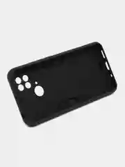 Синий чехол Xiaomi Redmi 10C / Poco C40 противоударный, с металлической подставкой кольцом
