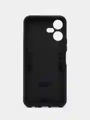 Синий чехол для Tecno Pova Neo 3 противоударный, с металлической подставкой кольцом