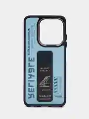 Темно-синий чехол с подставкой на Tecno Spark 10 и Tecno Spark 10C (Техно Спарк 10 и Техно Спарк 10С)