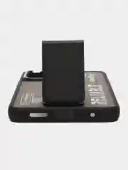 Черный чехол с подставкой на Xiaomi Redmi Note 12 4G (Сяоми Редми Нот 12 4G)