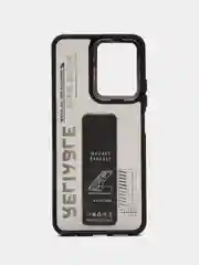 Черный чехол с подставкой на Xiaomi Redmi Note 12 4G (Сяоми Редми Нот 12 4G)