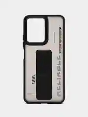 Черный чехол с подставкой на Xiaomi Redmi Note 12 4G (Сяоми Редми Нот 12 4G)