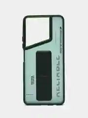 Зеленый чехол с подставкой на Tecno Pova 5 (Техно Пова 5)