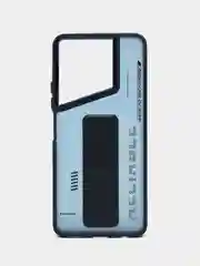 Темно-синий чехол с подставкой на Tecno Pova 5 (Техно Пова 5)