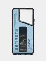 Темно-синий чехол с подставкой на Tecno Pova 5 (Техно Пова 5)