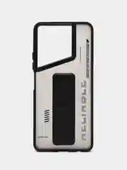 Черный чехол с подставкой на Tecno Pova 5 (Техно Пова 5)