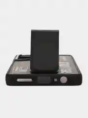 Черный чехол с подставкой на Tecno Pova 5 (Техно Пова 5)