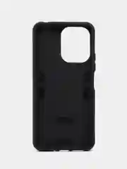 Черный чехол Xiaomi Redmi 13C / Poco C65 противоударный, с металлической подставкой кольцом