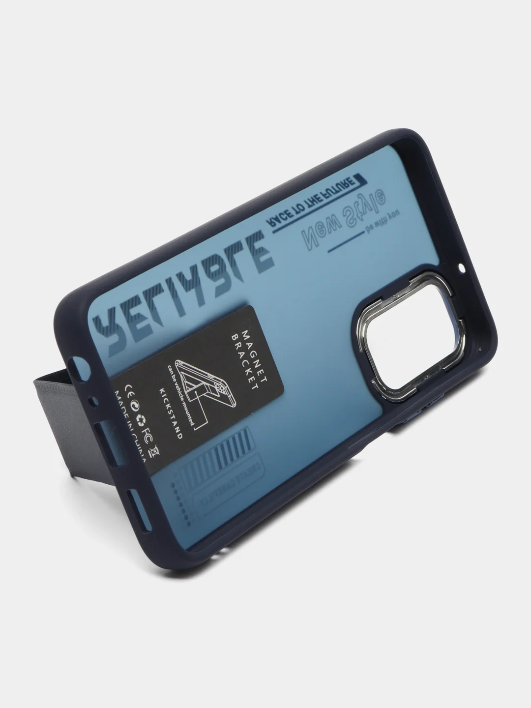 Темно-синий чехол с подставкой на Samsung A05s (Самсунг А05с)