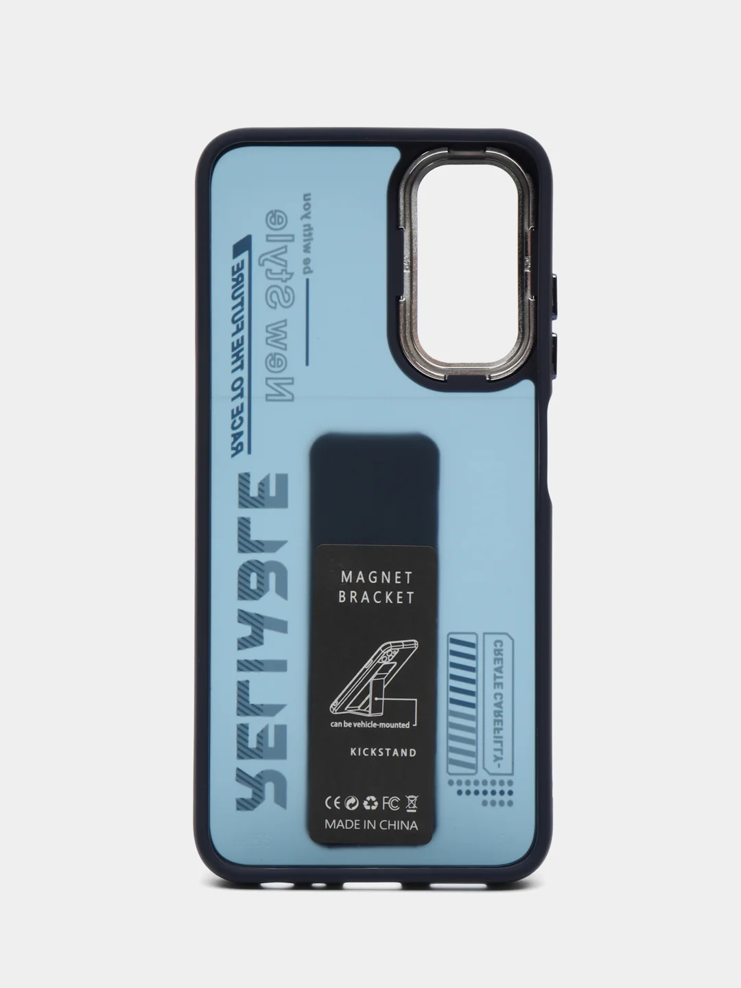 Темно-синий чехол с подставкой на Samsung A05s (Самсунг А05с)