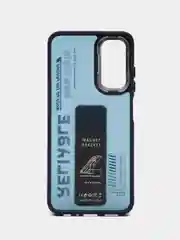 Темно-синий чехол с подставкой на Samsung A05s (Самсунг А05с)