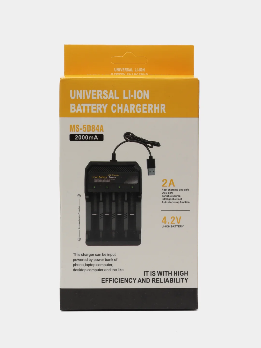Зарядное устройство для аккумуляторов 18650, 3.7V, Li-ion аккумуляторов