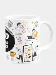 Кружка керамическая "Тупо офисная кружечка"