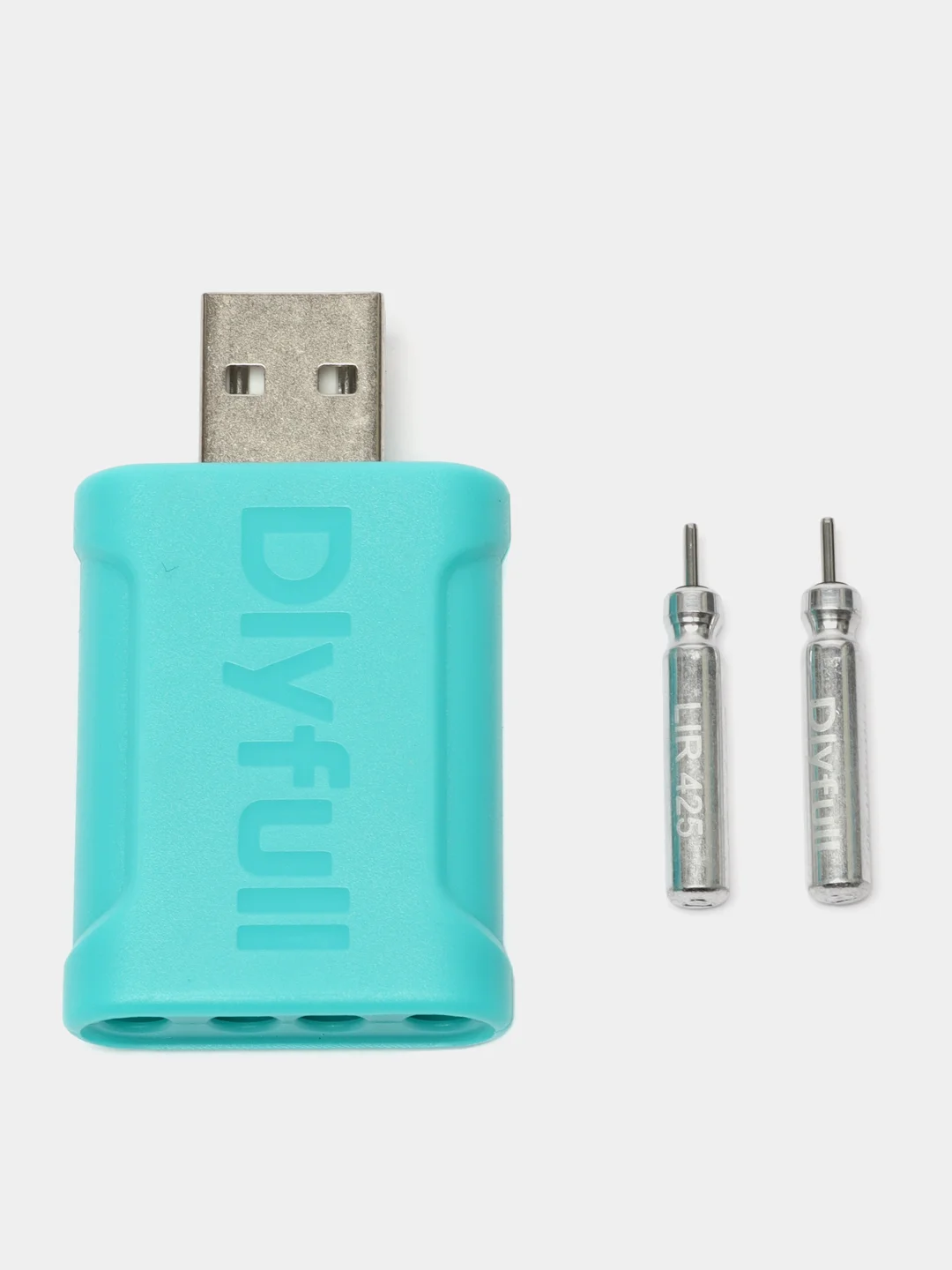Голубой зарядное USB устройство LIR425,435,CR425 на умный поплавок, сигнализатор + аккумулятор