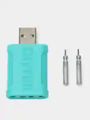 Голубой зарядное USB устройство LIR425,435,CR425 на умный поплавок, сигнализатор + аккумулятор