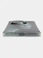 Сиреневый чехол на Tecno Spark 20 Pro Plus / Текно Спарк 20 Про Плюс прозрачный, с рисунком