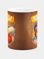 Кружка керамическая Квась!