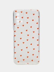 Силиконовый чехол на Xiaomi Redmi 9T / Редми 9Т прозрачный, с рисунком, защита камеры