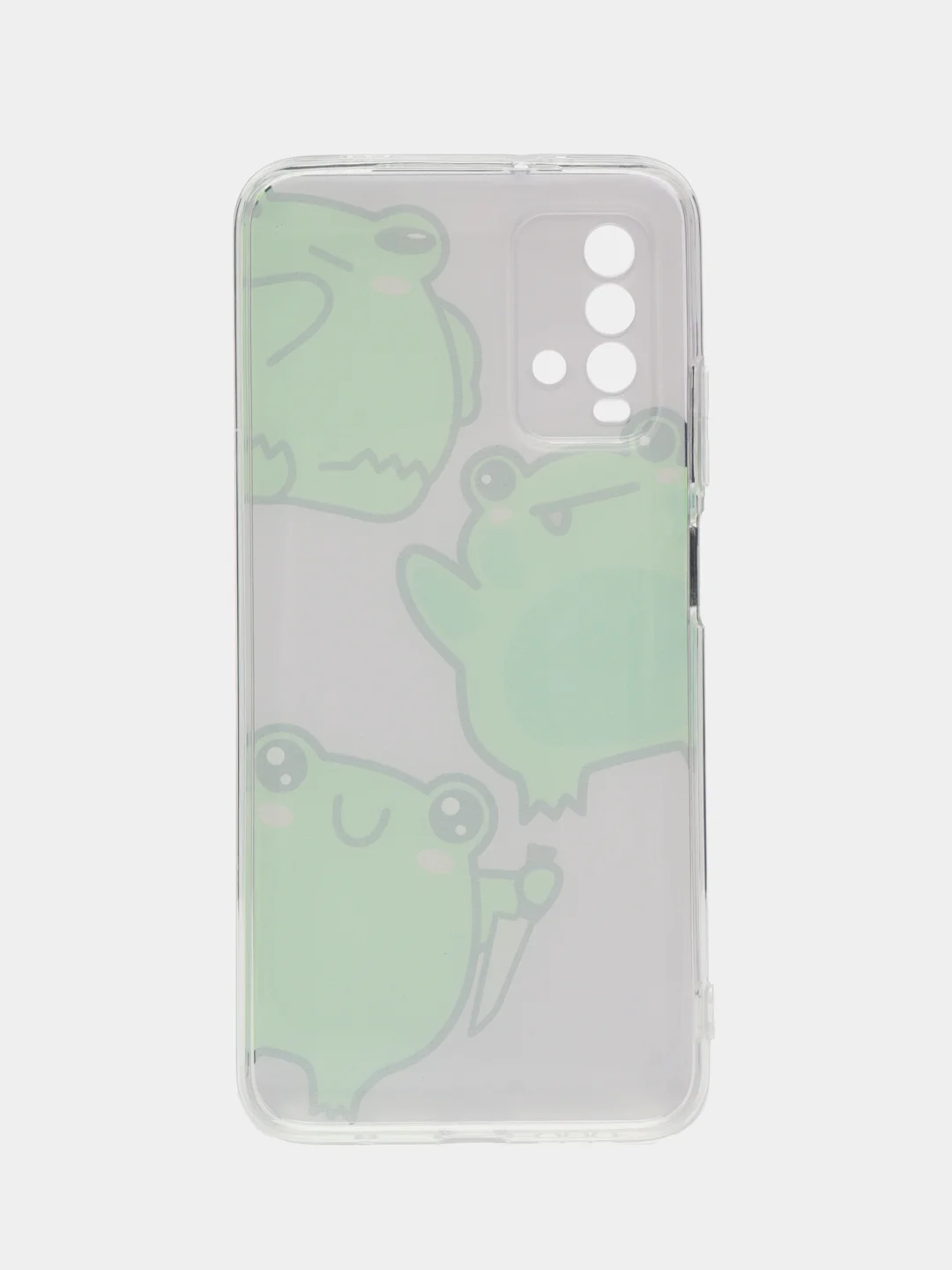Лавандовый силиконовый чехол на Xiaomi Redmi 9T / Редми 9Т прозрачный, с рисунком, защита камеры