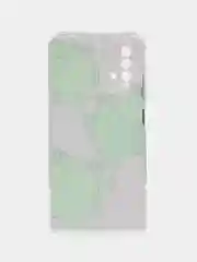 Лавандовый силиконовый чехол на Xiaomi Redmi 9T / Редми 9Т прозрачный, с рисунком, защита камеры