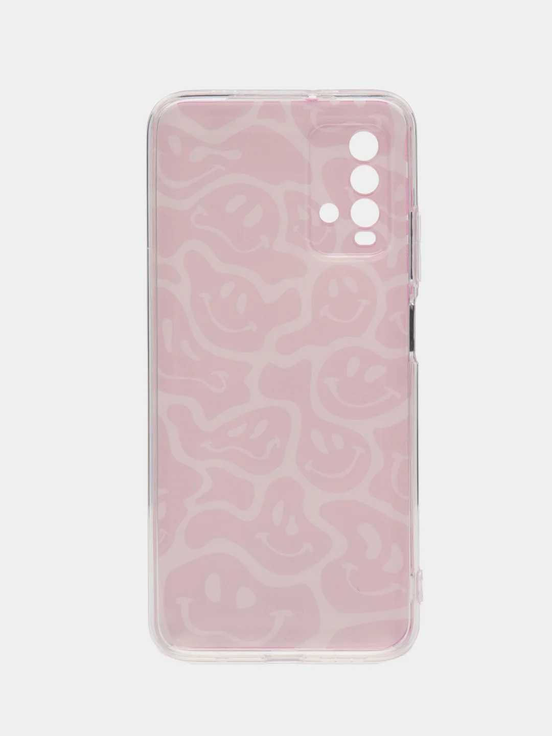 Пурпурный силиконовый чехол на Xiaomi Redmi 9T / Редми 9Т прозрачный, с рисунком, защита камеры
