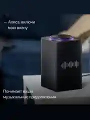 Угольный умная колонка Яндекс Станция Макс 65Вт (2023) с часами, Zigbee и Алисой на YandexGPT