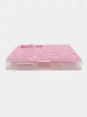 Пурпурный силиконовый чехол на Xiaomi Redmi 12 / Редми 12 прозрачный, с рисунком, защита камеры