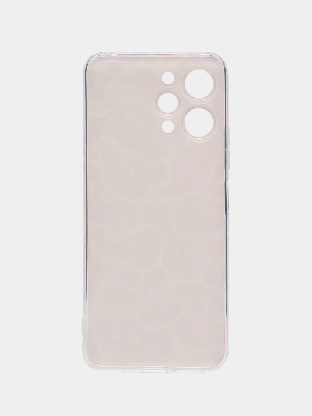 Пурпурный силиконовый чехол на Xiaomi Redmi 12 / Редми 12 прозрачный, с рисунком, защита камеры