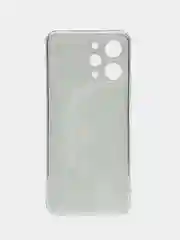 Тёмно-серый силиконовый чехол на Xiaomi Redmi 12 / Редми 12 прозрачный, с рисунком, защита камеры