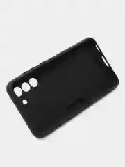 Синий чехол для Samsung Galaxy S21 FE противоударный, с металлической подставкой кольцом