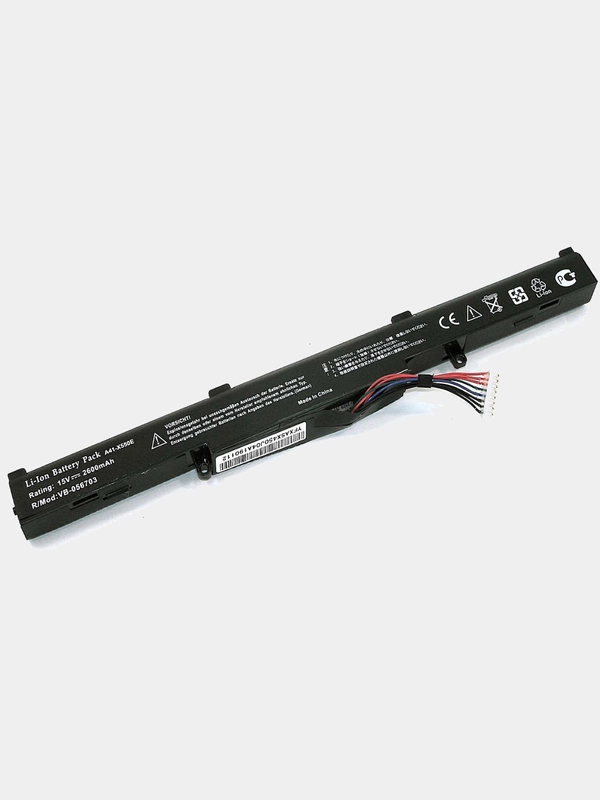 Аккумуляторная батарея для ноутбука Asus X450J (A41-X550E) 14.8V 2600mAh OEM черная