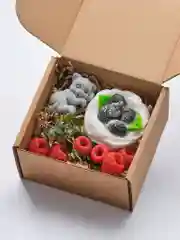 Мыло ручной работы "Котик, малина и пирожное"