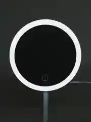 Белый зеркало сенсорное настольное с подсветкой LED