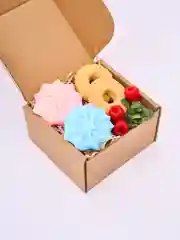 Мыло ручной работы "Зефир, печенье и малина"