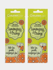 Саше 1штука и 2шт SuperTan Lemongrass Orange крем для загара 1шт=15мл